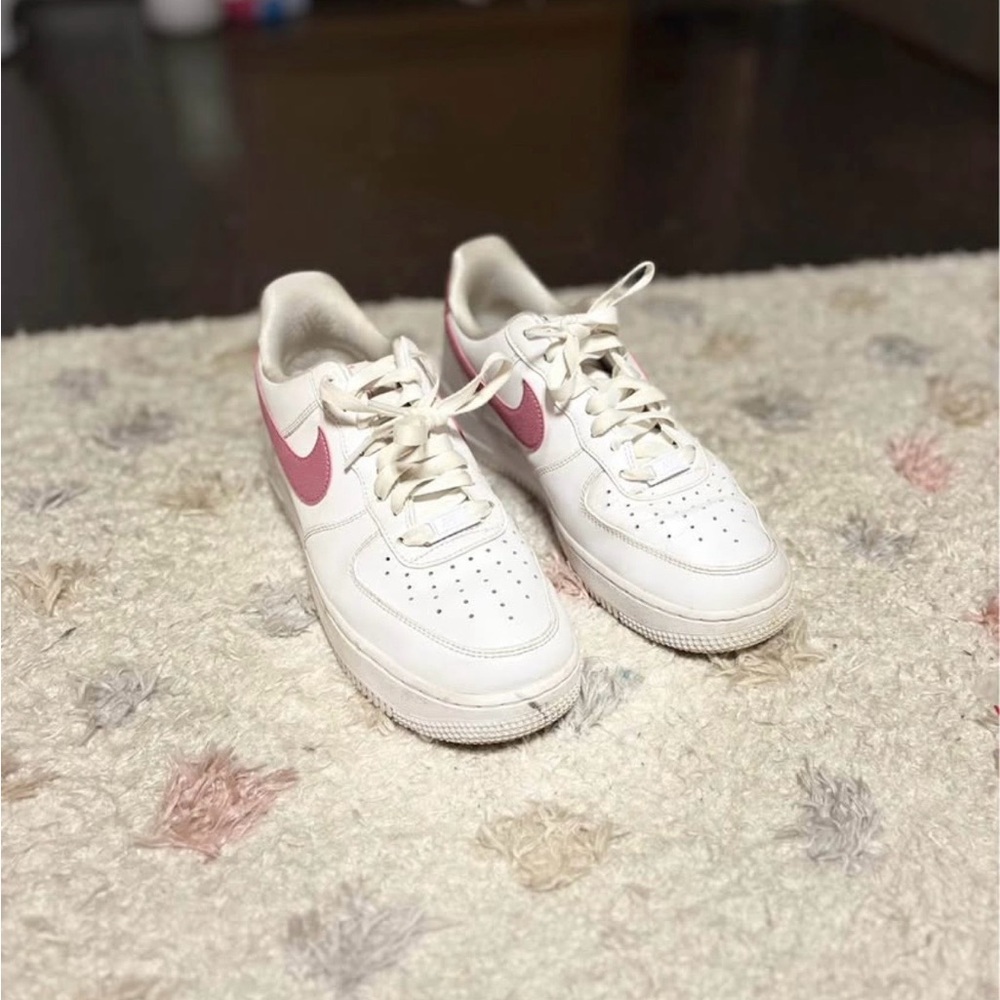 White and Pink Nikes